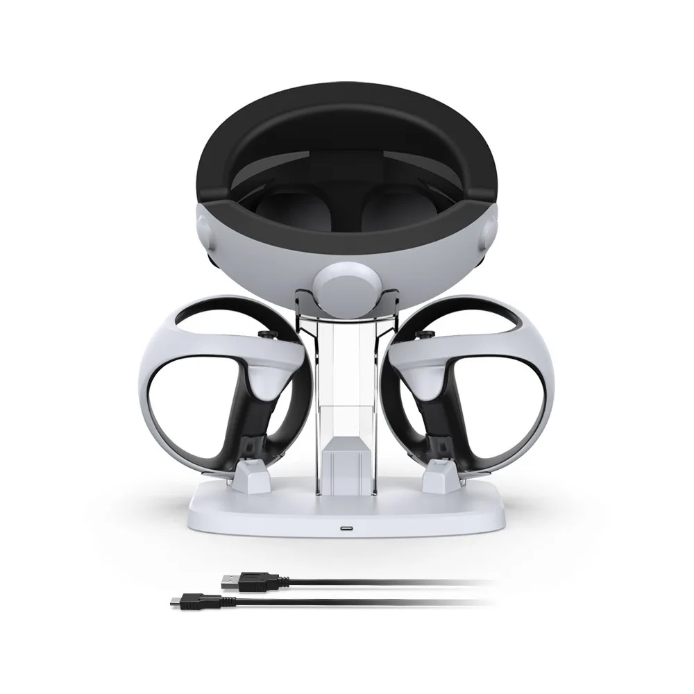Charging Dock for PS5 VR2 game controller charger VR headset charging stand suitable for VR glasses storage bracket