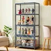 FIGURE-Acrylic Storage Box for Lego Toys Bookcase, Clear Display Cabinet, Dustproof Shelf, Clear Glass-like Shelf 4