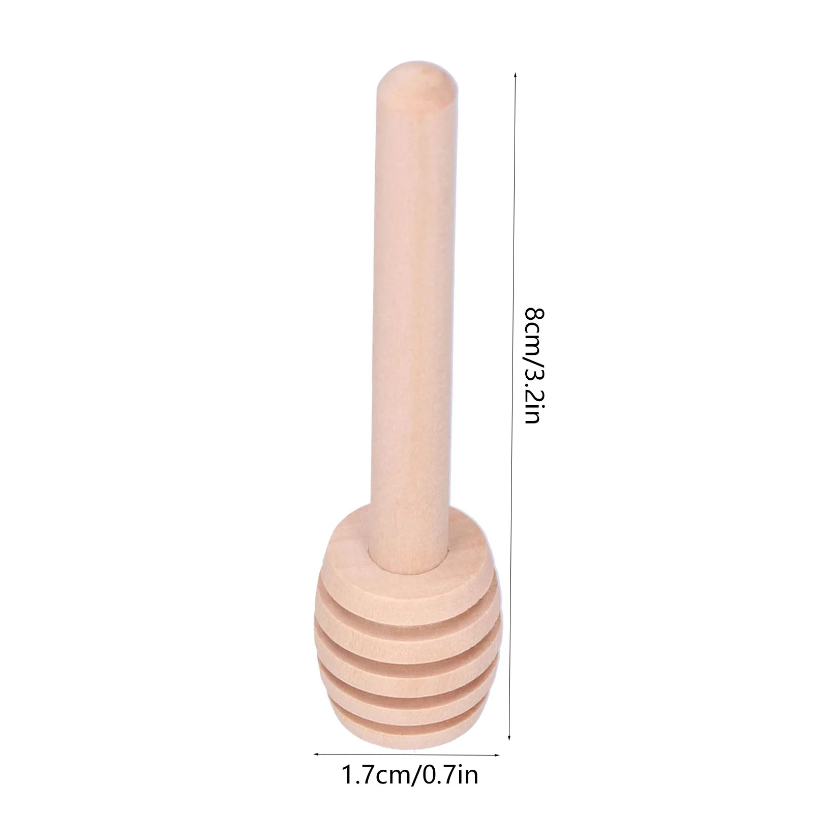 8cm Wood Honey Dipper Sticks Honey Stirrer Dispensing Wand for Wedding Party Favors Home Kitchen Supplies 50PCS
