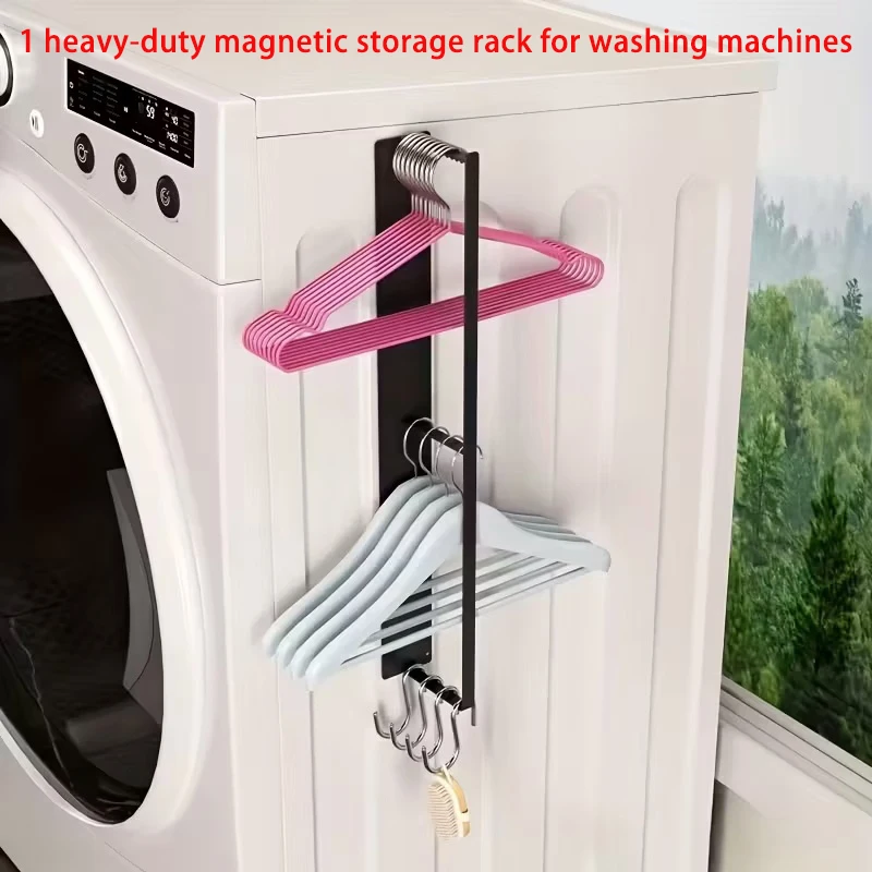Washing Machine Storage Rack Clothes Rack Side Hanging Wall Rack Bathroom Shoe Rack Clothes Hanging Storage Rack