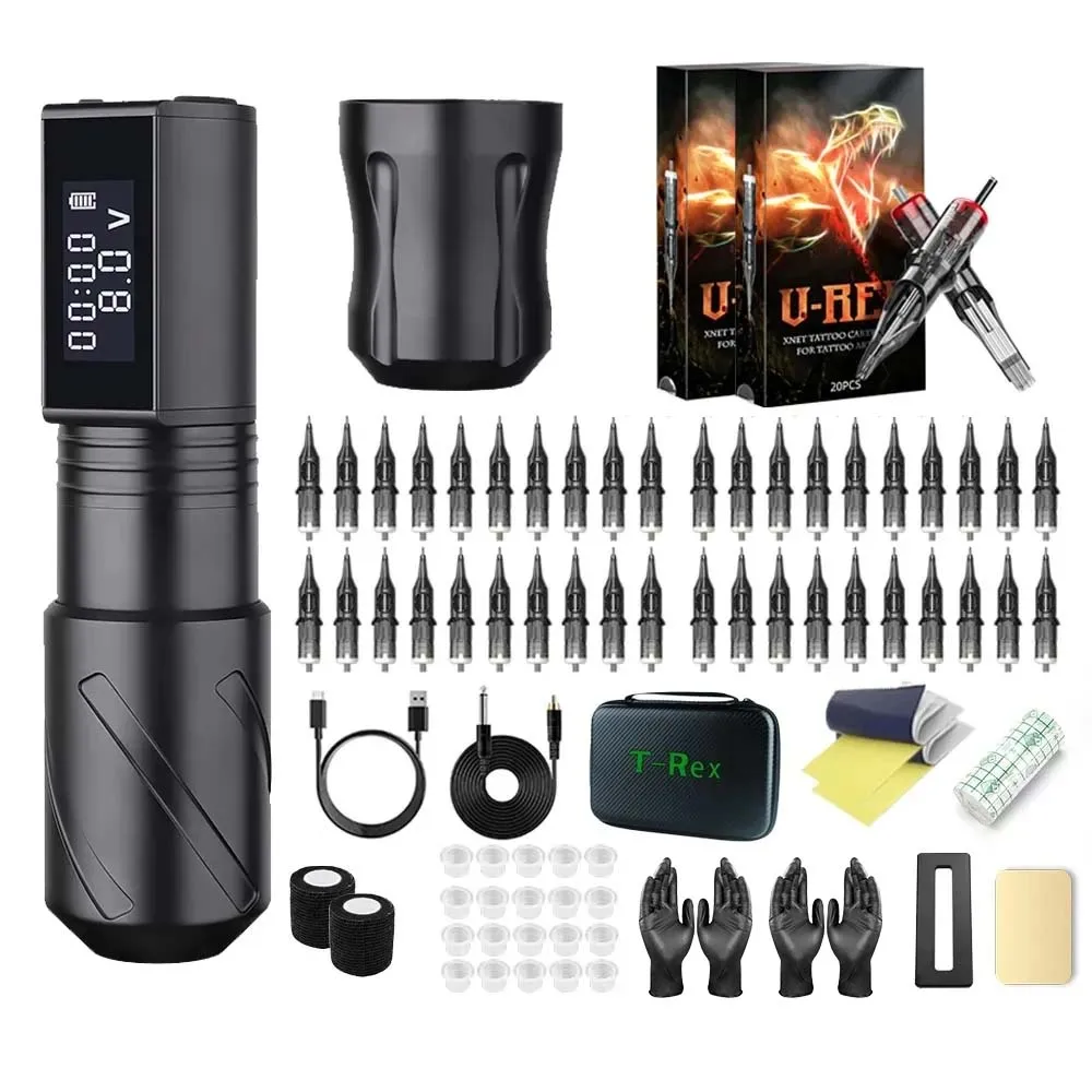 T-Rex Professional Wireless Tattoo Machine Pen Portable 1800mAh