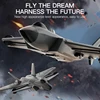 J20 RC Plane 2.4G 6CH KF700 Combat Aircraft With Brushless Motor One Key Acrobatic Fixed Wing Fighter Model For Boy Gift 4