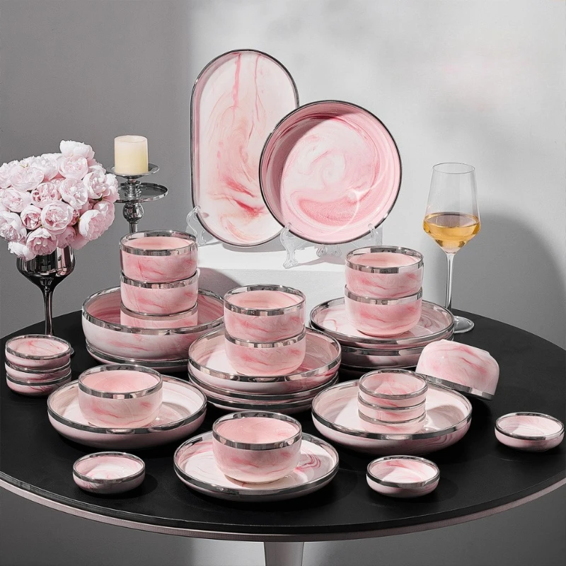 ️ أطقم أطباق عشاء فاخرة 23 قطعة – ل4 أشخاص – تصميم...