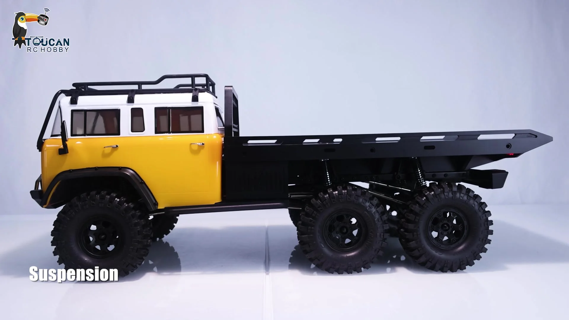 TOUCAN RC HOBBY 1/10 CROSSRC JT6 6X6 желтый металлический радиоуправляемый автомобиль