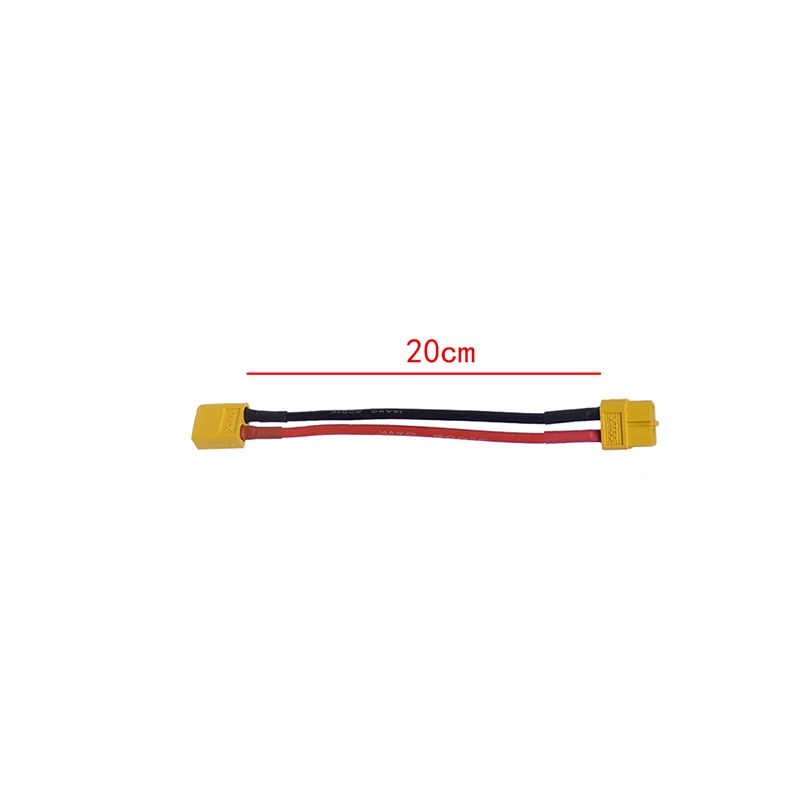 1PC JMT XT60 Stecker auf Stecker auf Buchse Stecker Verlängerung Kabel Blei Silikon Draht 14AWG 12AWG Silikon Draht für RC Batterie Motor – Detail 9