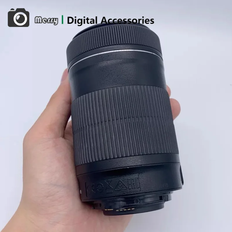 95% 새 상품  EF-S 55-250mm f/4-5.6 IS STM 망원 줌 렌즈, 캐논 EOS APS-C DSLR 카메라용 손떨림 방지 카메라 렌즈
