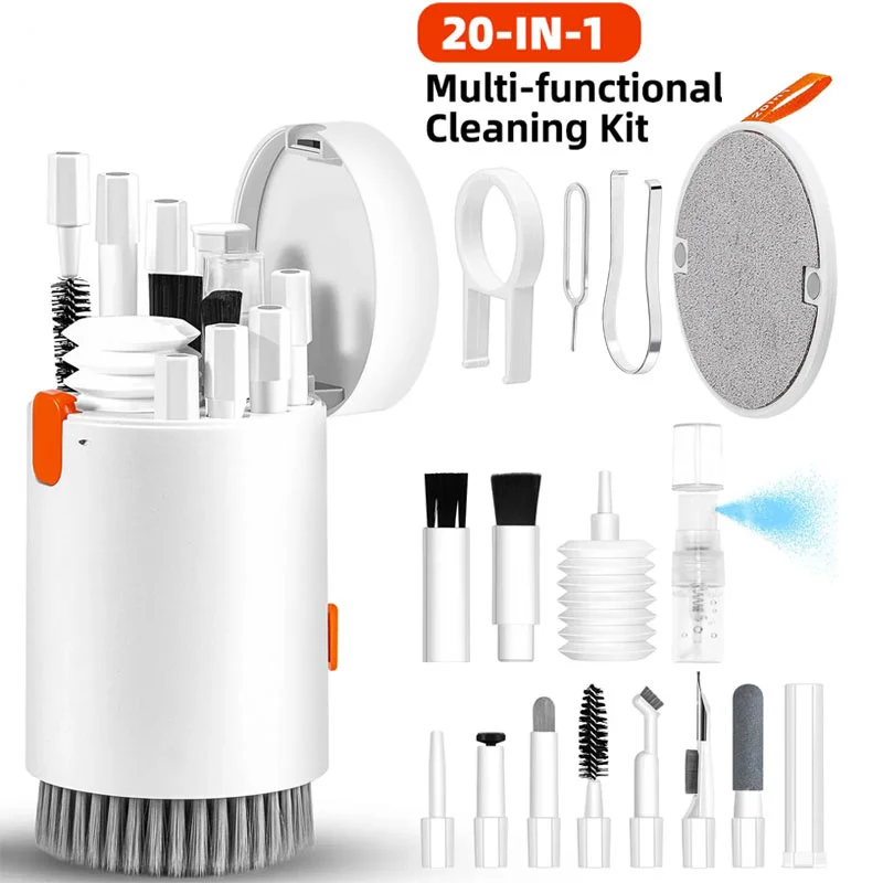 20 in 1/3 in 1/  Digital Camera Headset Mobile Phone Laptop Keyboard Cleaning Tool Set Cleaning Brush Clean Pen For Airpods Pro 3