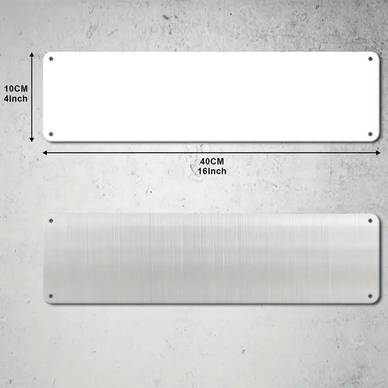 Aluminium Instagram-Style Decorative Metal Wall Sign for Man Caves and Scenic Decor