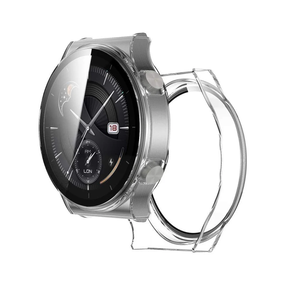 Premium Full-Coverage Electroplated Case with Built-in Tempered Glass Screen Protector (Touch Sensitive)