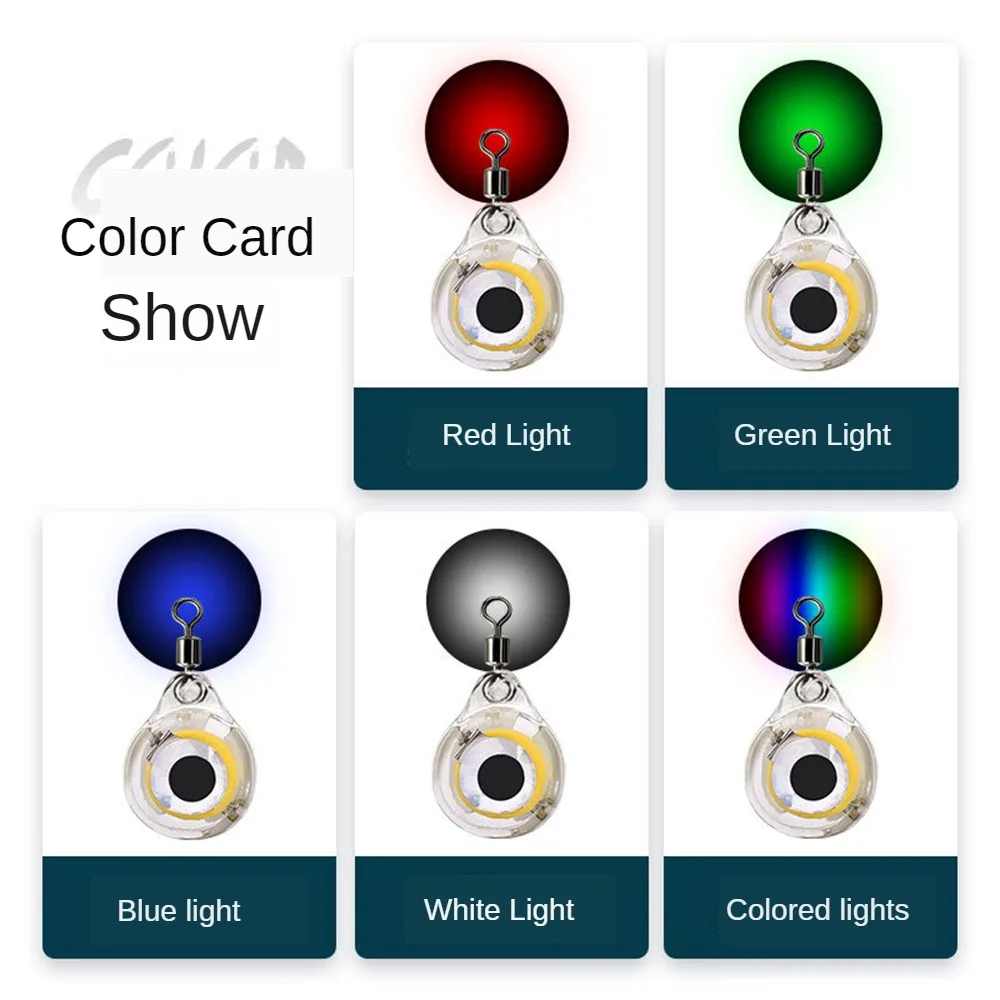 Description Picture 6 of itemFishing Lamp 5 Colors Illuminates Upon Contact With Water High Fish Attraction Rate Deep Drop Underwater Sturdy And Reliable