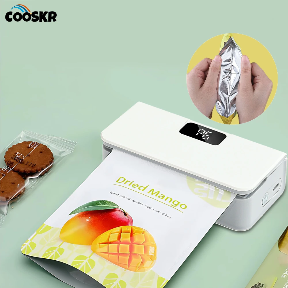 Mini Heating Bag Sealer Storage Packaging Food Bag Sealing Machine Handheld Plastic Clip Sealer Snack Packaging Heat bag sealer portable sealing machine
