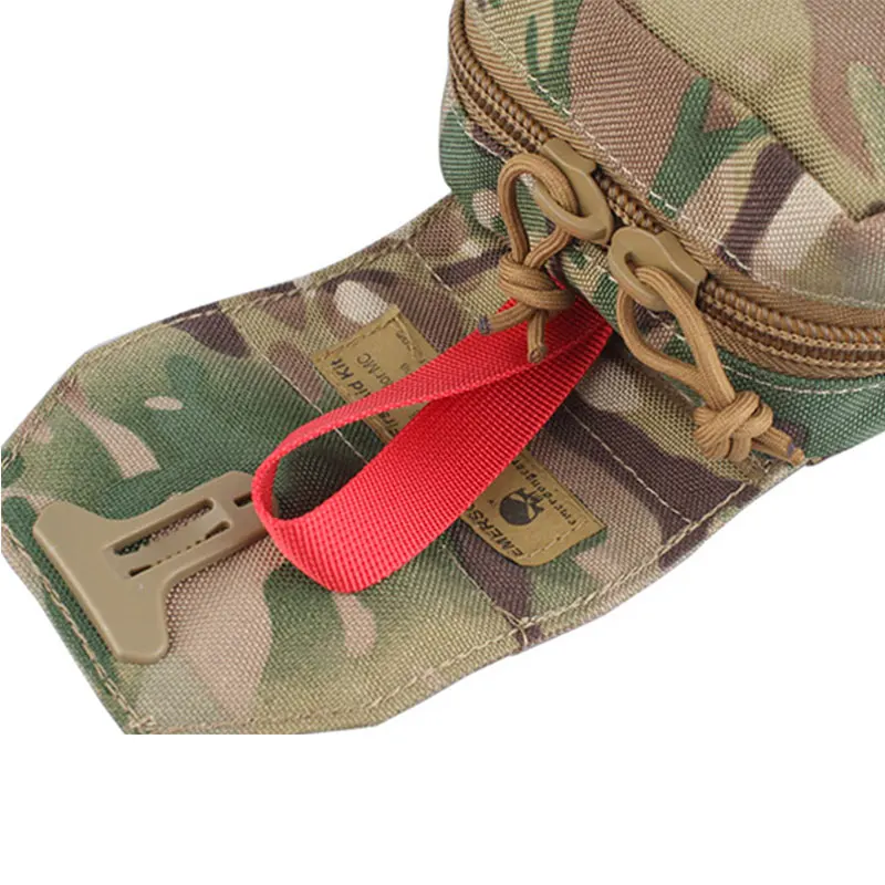 Emersongear-Saco Tático de Primeiros Socorros, Bolsa Médica, Sobrevivência, Bolso para Cintura, Airsoft, Caça, Ciclismo, Esporte, Wargame, Medicina, Medicina