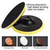 3-7 Inch Self-adhesive Backing Pad Polishing Plate With 10/14mm Thread Adapter Angle Grinder Wheel Sander Disc Polishing Tool 5
