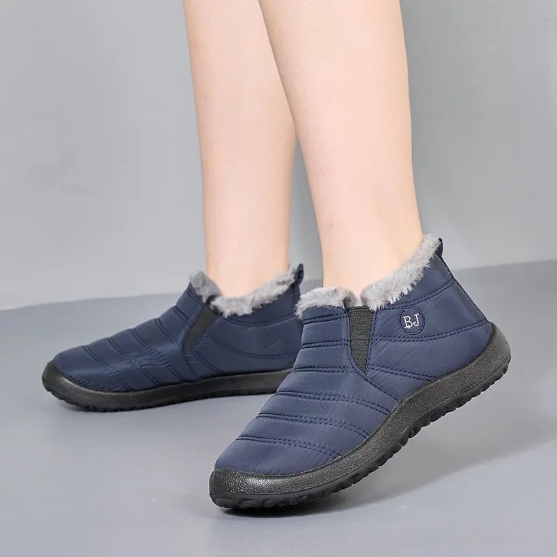 Men Boots Snow Outdoor Men's Shoes Plus Size Men's Winter Boots Plush Shoes Men Waterproof Men's Boots Male Footwear Work Shoes