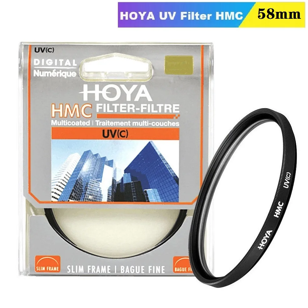 

Hoya HMC 58mm UV(c) Lens Filter Slim Frame Digital Multicoated for Nikon Canon Sony Camera Lens