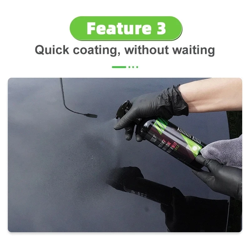 Car Coating Spray Car Coating Agent Car Ceramic Coating Shine Armor Spray Paint Coat Hydrophobic Polish Waterless Car Wash Wax And Long Lasting Protection