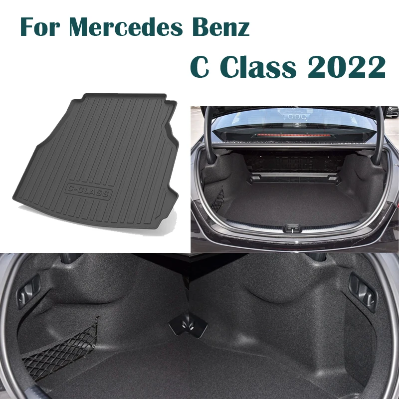 car-cargo-trunk-mat-for-mercedes-benz-c-class-2022-w206-boot-tray-liner-anti-slip-waterproof-floor-mat-tpe-accessories