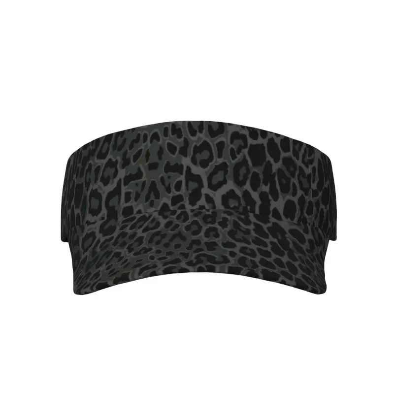 Sports Sun Visor With Leopard Print For Running Tennis And Golf_voghion.com