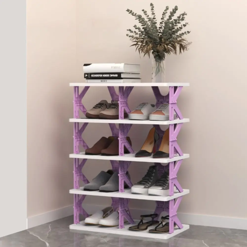 

Accessories Healthy Material Foldable Shoe Racks No Installation Multi-layer Shoe Cabinets Saving Space Shoe Shelf