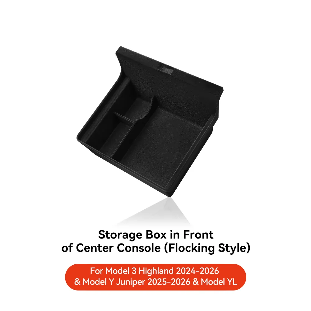 Premium Center Console Storage Box and Cup Holder Organizer