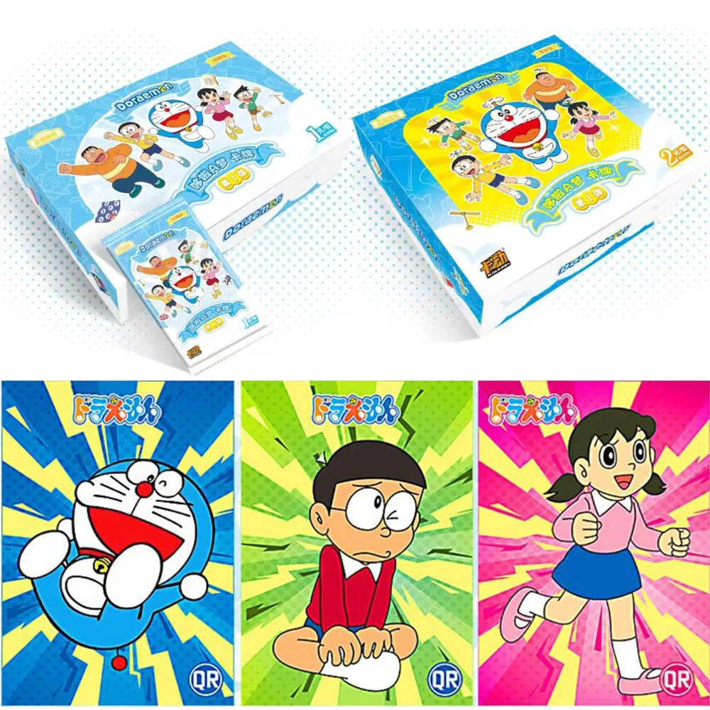 Genuine Doraemon Card Nobita Nobi Laser Carving Card Anime Character Prop Sports Series Collection Card Toy Gift