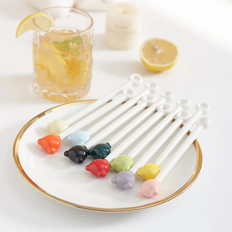 Ceramic Mixing Rod High-temperature Resistant Bottle Feeding Milk Powder Blender Underglaze Color Process