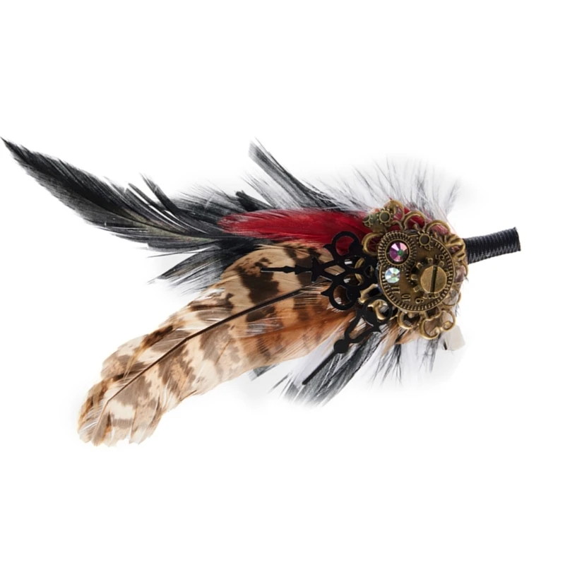 

Masquerades Steampunk Brooch Pin for Female Gear Brooches Vintage Jewelry