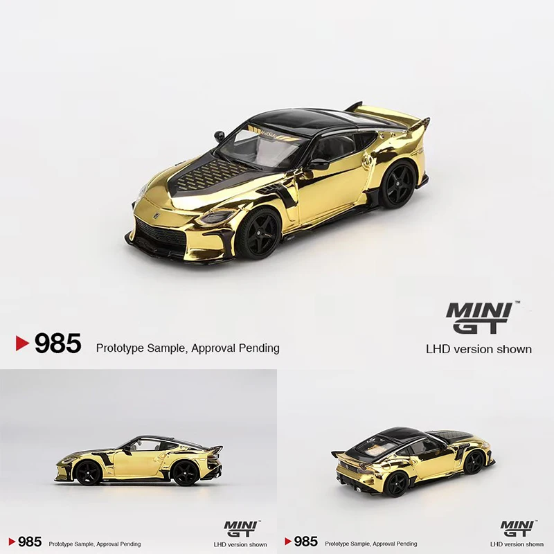 MINIGT 985 In Stock 1:64 Nissan Z VeilSide FFZ400 Gold