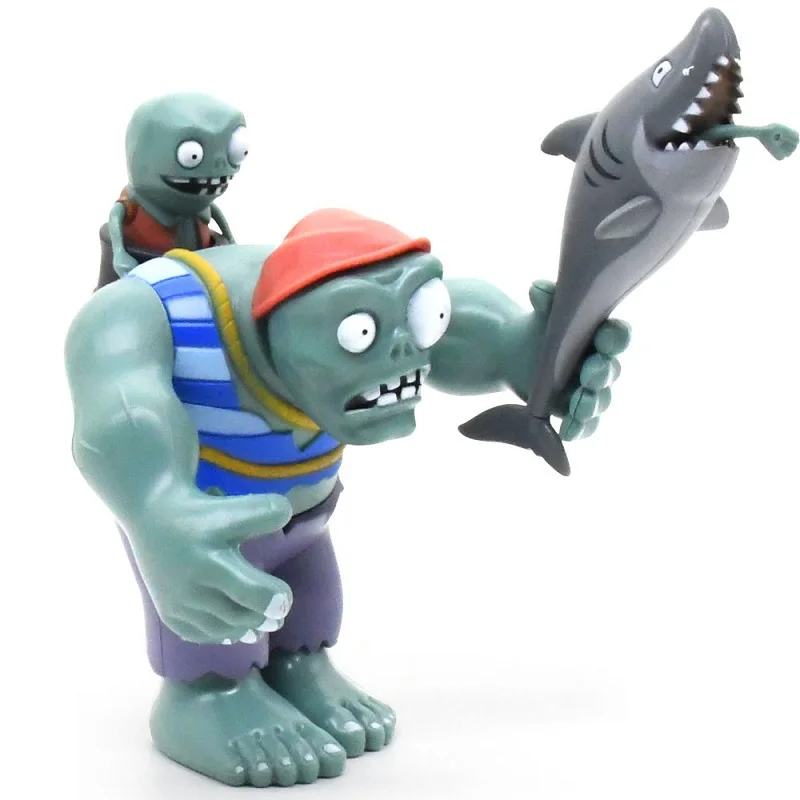 Plants vs. Zombies Action Figure Set - Surfing Zombies & Crazy Dave Toys