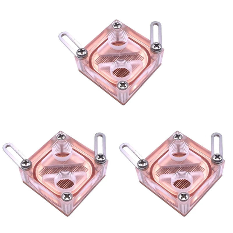 

3X Chipset Waterblock Computer Water Cooling Acrylic Transparent General Northbridge Block For Computer CPU Block