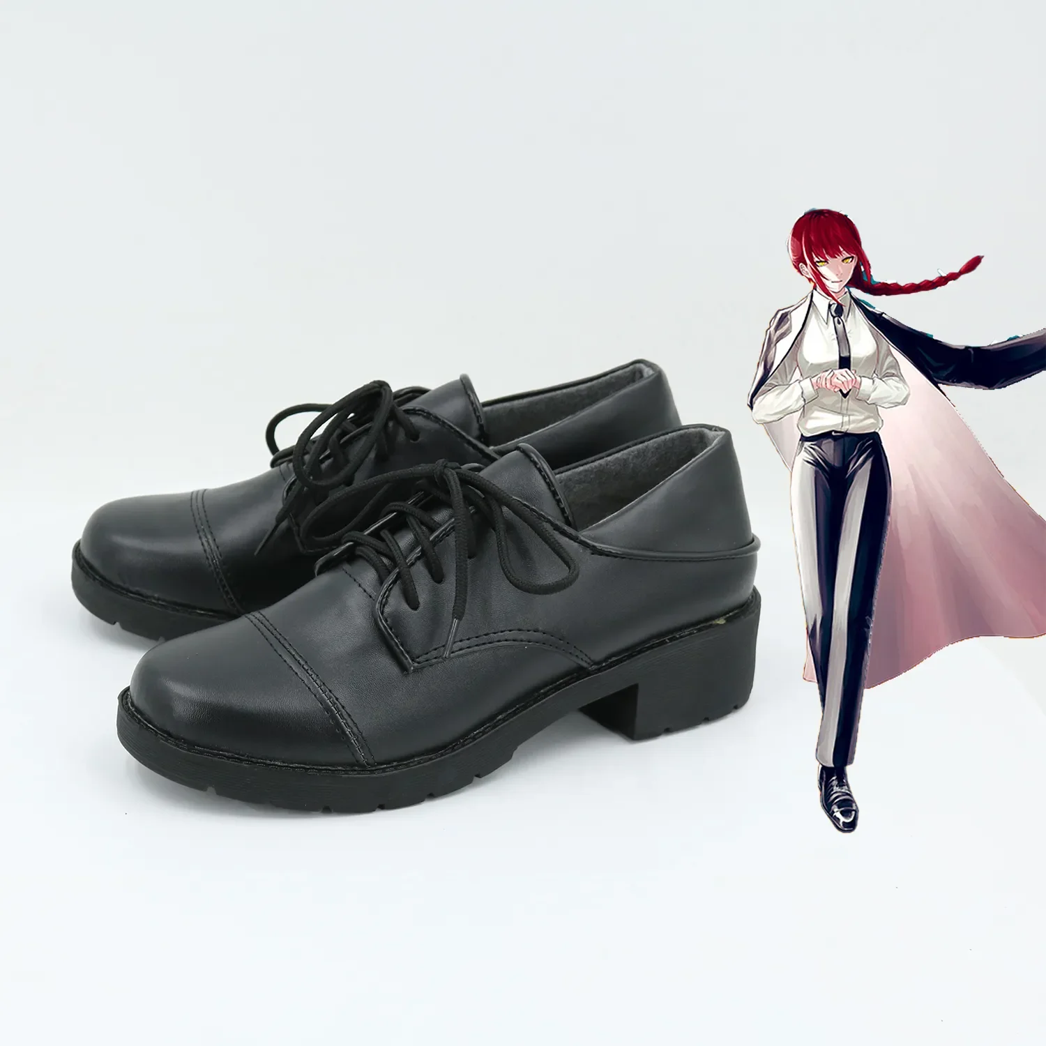 

New Anime Chainsaw Man Makima Cosplay Boots Adult Halloween Party Costume Accessories
