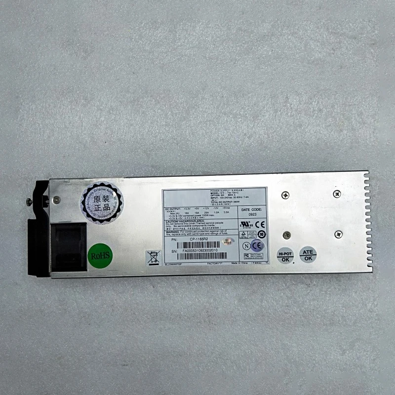 YM-7381C 380W Original For 3Y YH-7761A Hot-swap Server Redundant Power Supply Module Before Shipment Perfect Test 2 YM 7381C 380W Original For 3Y YH 7761A Hot swap Server Redundant Power Supply Module Before