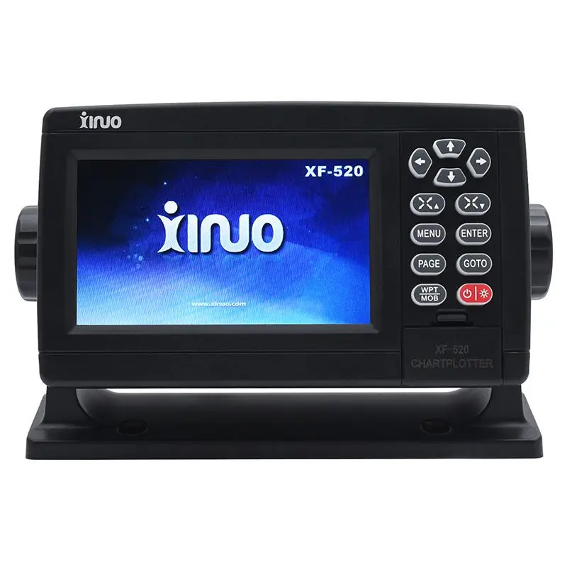 GPS Navigator Xinuo XF-520 5'' Marine Satellite Color LCD Display Dual-Mode Positioning Boat Chart Plotter GPS Navigation Marine GPS Navigator