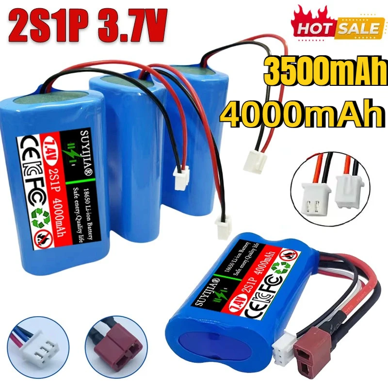 Batterie LiPo 3000-4000mAh pour RC - Lot de 1, Haute Capacité