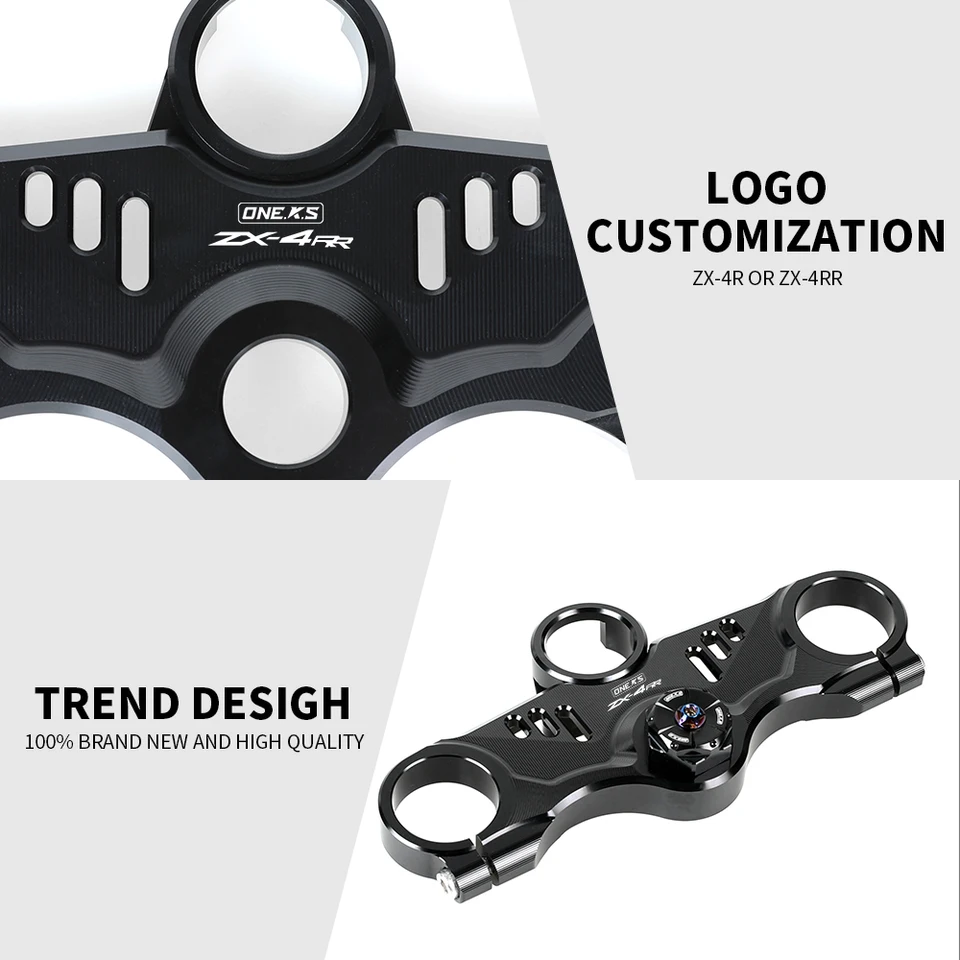 ZX4RR Motorcycle Front Upper Fork For Kawasaki ZX-4R ZX-4RR 2023