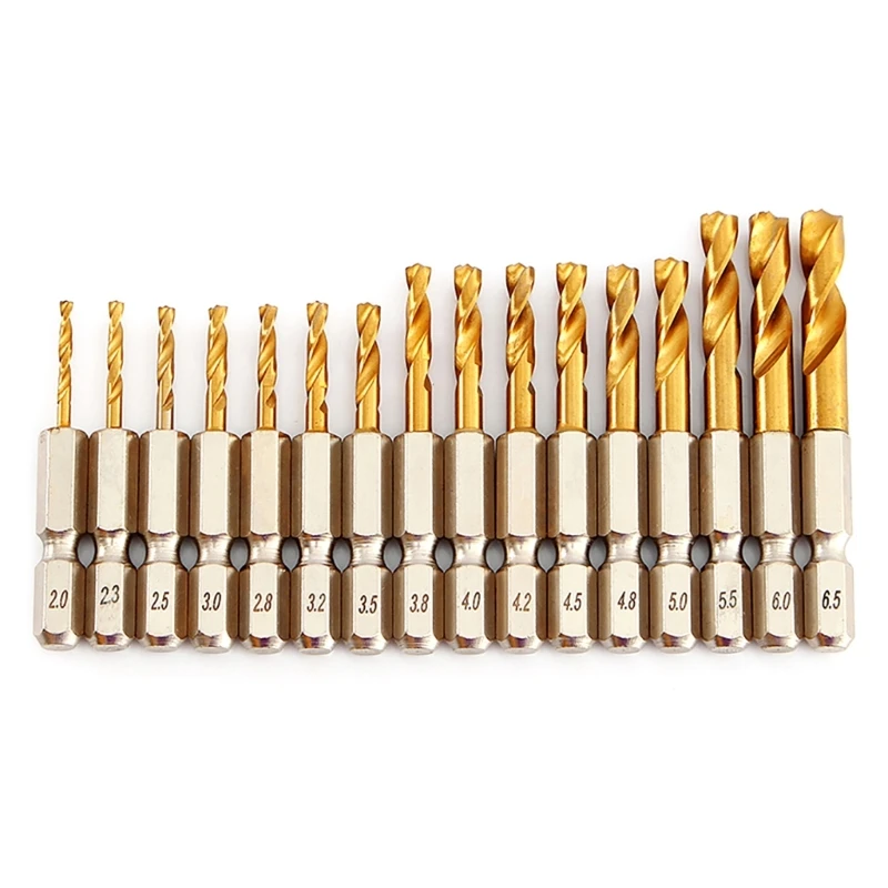 

367D Hand Hexagonal Shank HSS Twist Drill Bit for Various Materials and Applications