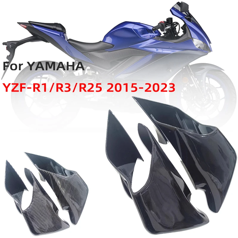 Apto para yamaha YZF-R1/r3/r25 2015 2016 2017 2018 2019-2023 winglets ...
