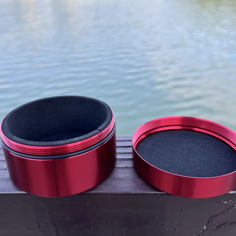 Durable Aluminum Earphone Case with Protective Interior and Waterproof Design