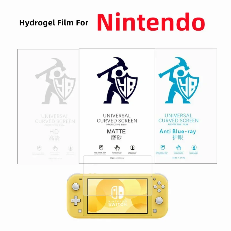 3Pcs Hd Hydrogel Film Per Switch Oled Matte Screen Protector Per Nintendo New Switch Lite Neon 2Ds 3Ds Eye Care Pellicola Protettiva