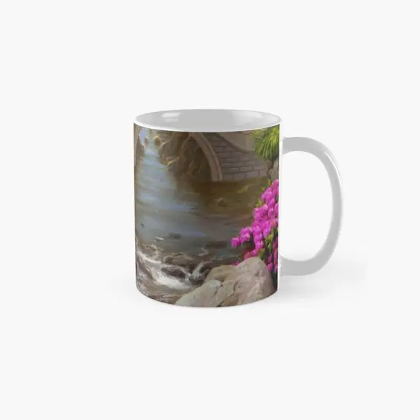 

Классическая кружка Paradise In A Valley, круглая чашка с изображением чая, фото, кофе, подарки, картина, посуда для напитков, дизайнерская чашка, простой принт