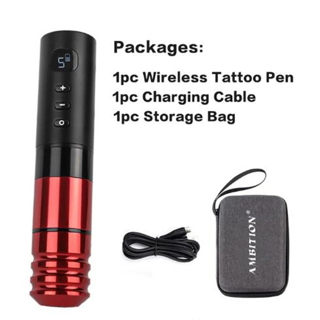 Buy Wormhole Cordless Tattoo Machine Pen Cordless Lightweight Battery Power  Supply Complete Rotary Tattoo Gun Kit for Beginners TK128 Online at Lowest  Price in Ubuy Nigeria B09JFH82HX