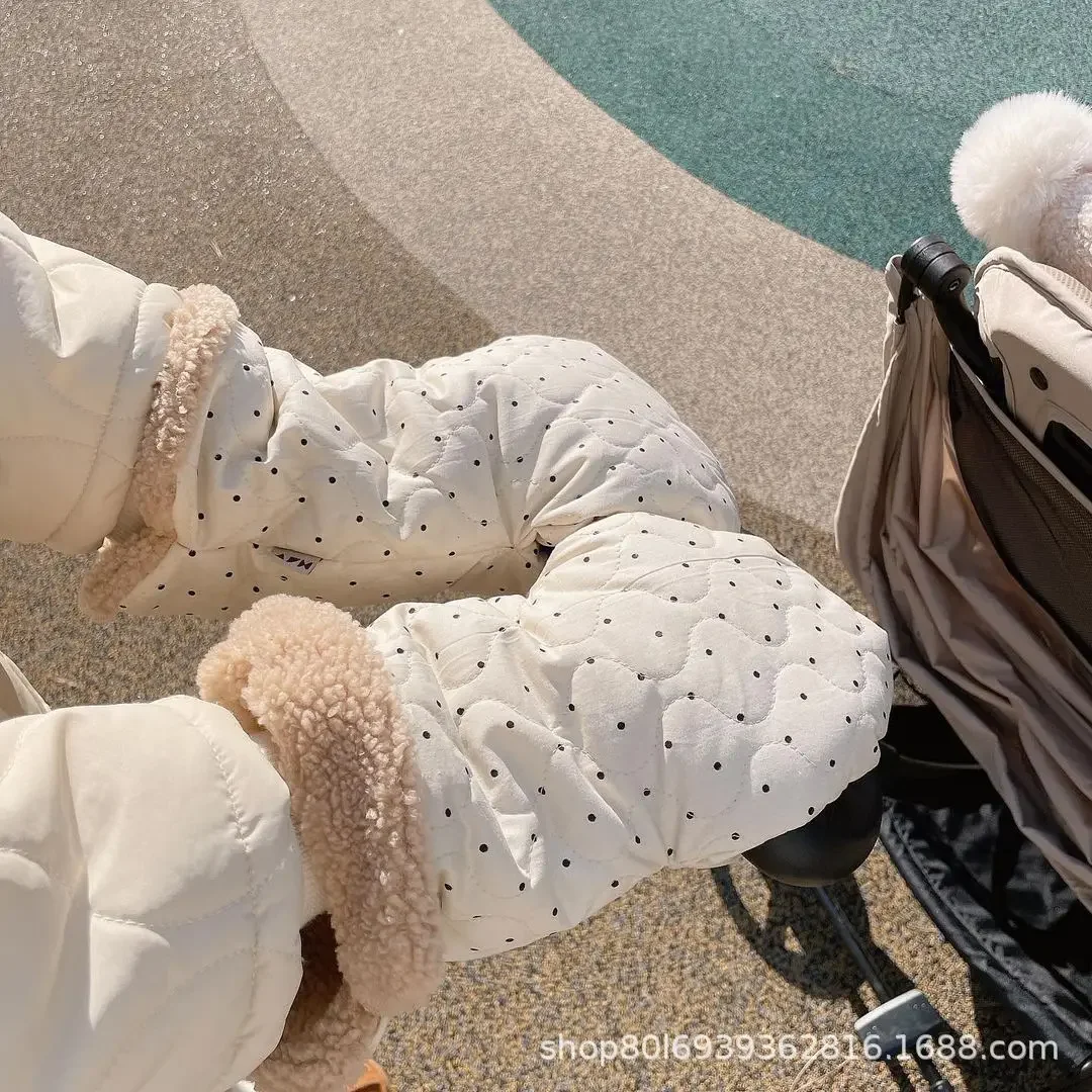 1/Set Winter Warm Stroller Gloves Waterproof Gloves Pram Accessory Stroller Mittens Mother Thicken Warm Gloves Hand Muff Mittens