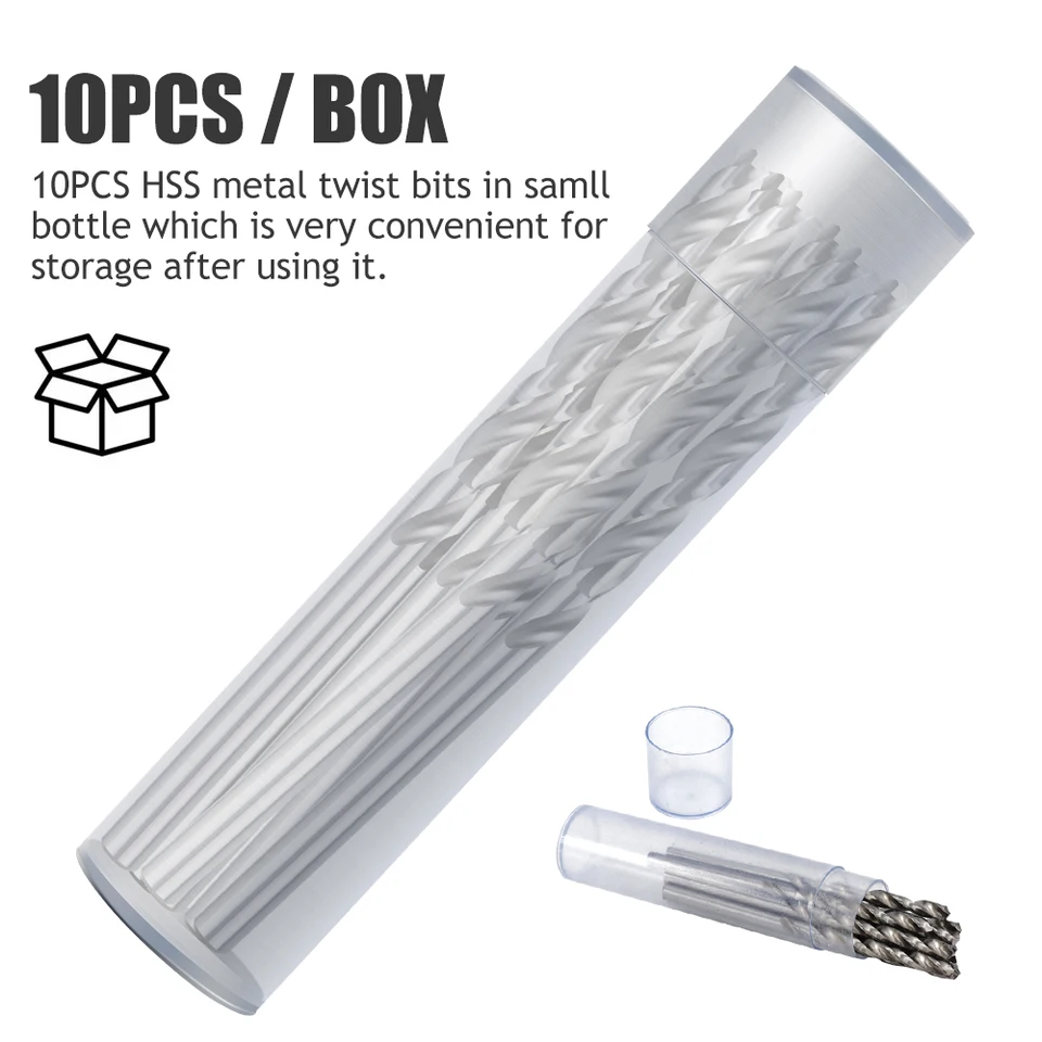 Set De 100 Forets HSS Revêtus Titane – 5 Tailles Micro (1 à 3 Mm) – Parfaits Pour Métal, Bois, Plastique - 4