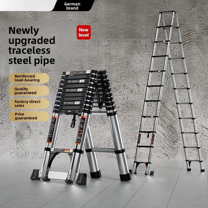 Folding Stainless Steel Herring Bone Ladder - Image 2