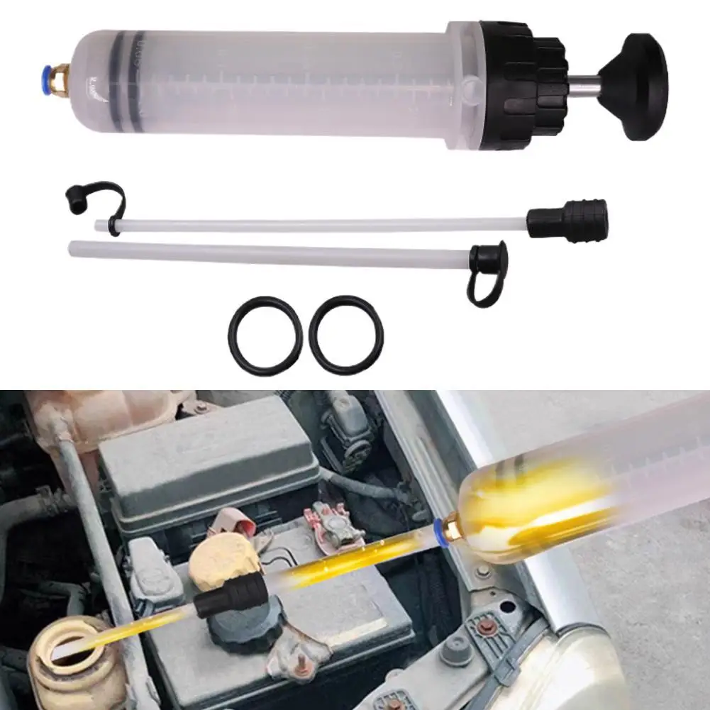 Car Oil Pump Large Capacity Extractor Syringe with Scale for Automobile Truck Oil Exchange Cars Tools Mechanical Workshop