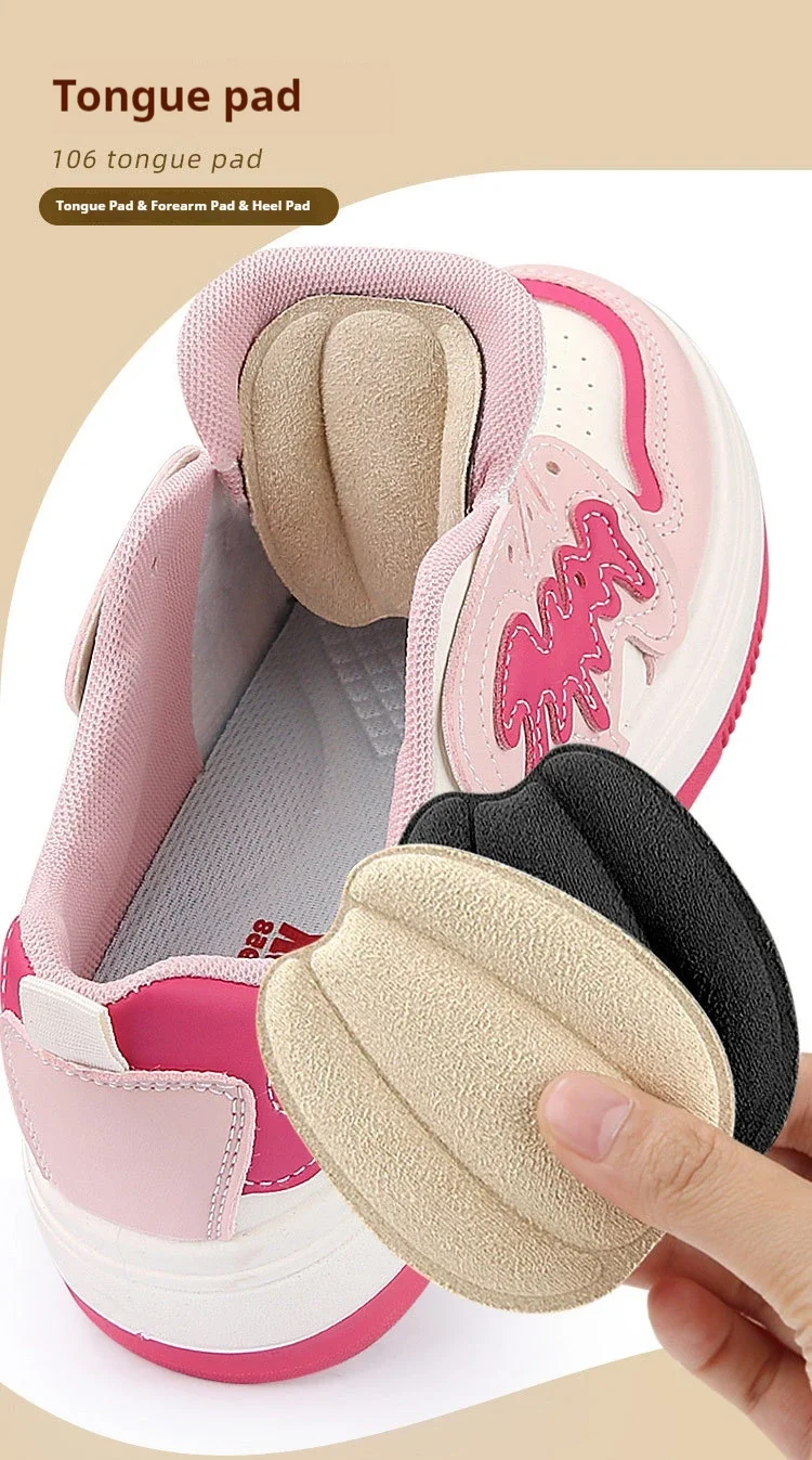Schuhzungenpolster, verstellbare Rückenlehnen für lose Schuhe, Zungenaufkleber, Einlegesohlen, rutschfeste Fersenschutz, selbstklebende Fußpflegeprodukte – Detail 1