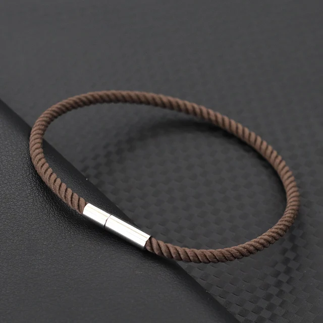 Nouveau bracelet porte-bonheur en cordon 7 couleurs pour hommes et femmes, tissu de qualité A, cordon fin de 3 mm, bracelet cadeau de mariage, bracelet d'amitié, Pulsera Roja