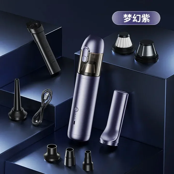 thumbnail image 1 of Aspiradora de coche Xiaomi Youpin, miniaspiradora portátil inalámbrica, 16000 pa, alta potencia, potente máquina de limpieza con succión nueva, 1 of 5