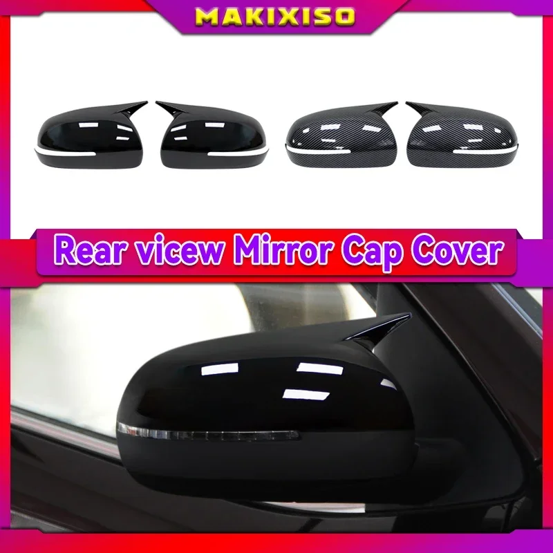 

Для Kia Forte K3 Cerato 2010-2018 ABS углеродное волокно корпус автомобиля Боковая дверь зеркало заднего вида крышка фотоотделка