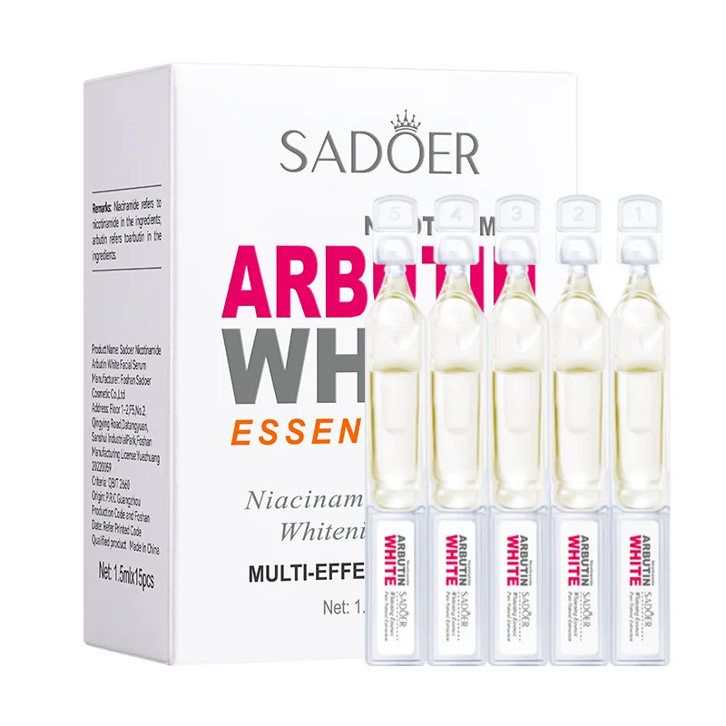 

15pcs Arbutin Face Serum Solution Nourish Repair Whitening Brighten Moisturizing Anti-wrinkles Aging Face Care Essence Set
